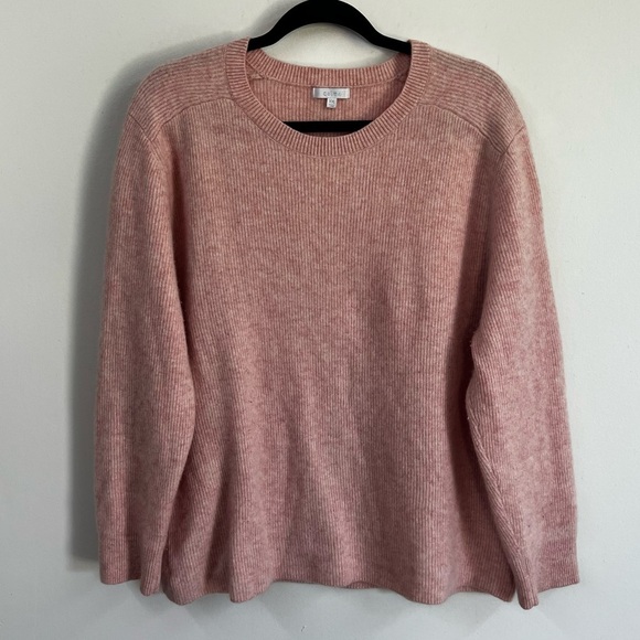 Calme x Johnny Was Ribbed Cashmere Pullover Sweater - Picture 2 of 10